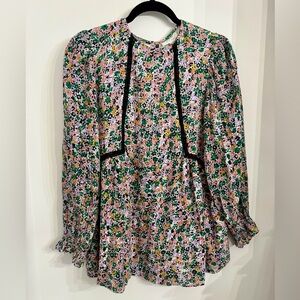 Seraphine Maternity Floral Blouse